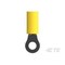 Te Connectivity Ring Terminal, #10 Stud Size, 10 AWG, 300 V, Nylon Insulated, Yellow 8-35109-1 - alternate 2